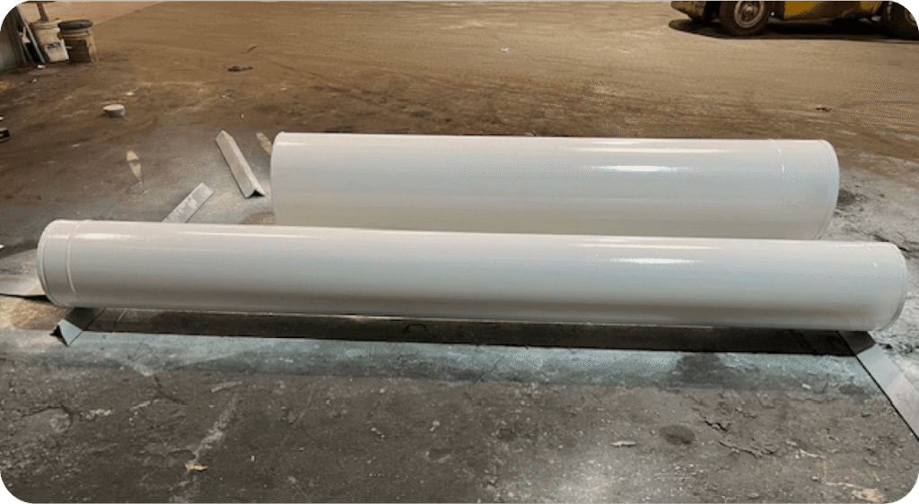 Protection de caoutchouc industriel